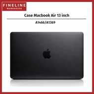 Macbook Air 13 inch A1466 A1369 Matte Black Transparent Clear Case