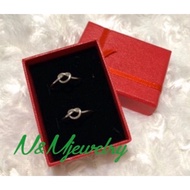 Silver knot ring Promise ring - couple ring