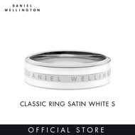 Daniel Wellington Classic Ring Satin White Silver - DW OFFICIAL - Ring for Women and Men แหวน