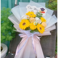 Sunflower Bouquet, Graduation Flower, flower bouquet, bouquet, graduation bouquet