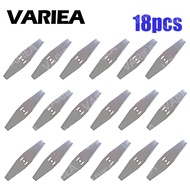 VARIEA-18 Pieces Pack-6 Inch Metal 2T Blade Lawn Mower, 5mm/0.19 Inch Diameter-High Efficiency Garde