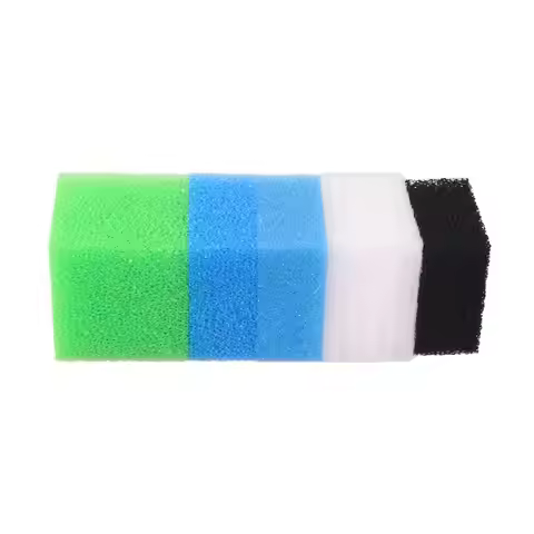 Set Compatible Aquarium Filter Sponge for Juwel Compact / Bioflow 3.0 / M (1x Fine, 1x Coarse, 2x Ni