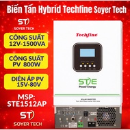 Techfine STE-1512AP Solar Inverter | 1.5KVA 1200W | 12V | PV 800W | Solar Charger 60A