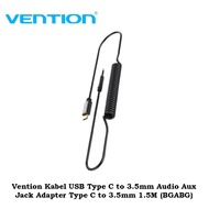 Vention USB-C to 3.5mm Audio Aux Jack Adapter Type C to 3.5mm Cable 1.