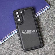 Softcase Leather Pro Macaron Black Samsung S21 FE Samsung S23 FE Samsung S24 Samsung S24 FE Samsung 