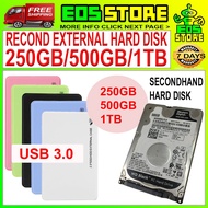 USED hard disk HDD 160GB/250GB/320GB/500GB/640GB/1 TB include external case SATA USB 2.5” SEAGATE TO