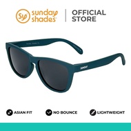 Sunday Shades Forest Trail Asian Fit, Bounce Free Unisex Sunglasses. Shades for Running, Kayaking, C