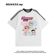 I003990 SELVZE Casual Korean Style Printed Loose Fit Cotton Women's Short Sleeve T-Shirt