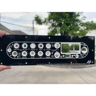 เพลทลำโพงบลูทูธZK-AS21P ย้ายวอ+MIC AMP งานไฟหนา5มิล ช่องเพลท5x25cm วัดแบตดิจิตอล สวิตซ์ปิดเปิด VIP 1