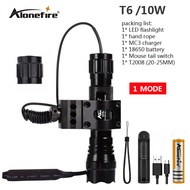 Alonefire 501B XML-T6 L2ไฟฉาย LED กลางแจ้ง18650