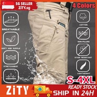 ZiTY IX7 S-4XL Tactical Pants Waterproof Multi Pockets Cargo Pants Outdoor Men's Tactical Pants