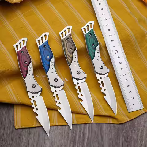 58HRC High Hardness Folding Knife Outdoor Camping Fishing Boat Fishing Portable Box Opening Multi fu