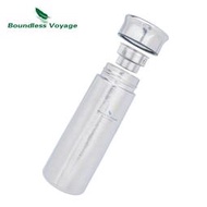 Boundless Voyage 280ml 鈦保溫瓶保溫瓶帶過濾器小型便攜車載旅行運動咖啡水瓶 純鈦 保溫杯