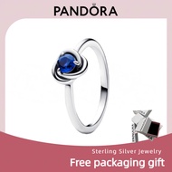 S925 sterling silver jewelry pendant bracelet gift September Birthstone Eternity Circle Ring 192993C