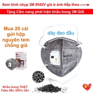 READY STOCK 3M 9542V N95 KN95 activated carbon mask wearing 95% PM2.5 fine dust filter with anti-oxi