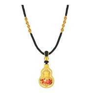 CTS เงิน S925ลายก้อนเมฆสร้อยคอน้ำเต้าดอกบัว CHOW TAI ซุงรอบเดือน S0PC0192