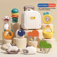 Yimi Baby Teething Toys Silicone Chewable Toys Newborn Rattles Storage Toys Chew Storage Toys