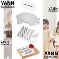 YANN Growth Chart Mirror for Wall, Height Measuring Mirror 3 in 1 Growth Chart Mirror, Gifts Foldabl