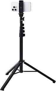 Elecom P-STCFWL02BK Smartphone Tripod Stand, Compatible with 4.0-inch to 6.7-inch Smartphones, Camer