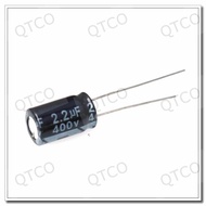 400v2.2uf 2.2uf400v 2.2mfd 400wv 6x11mm aluminum electrolytic capacitor radial