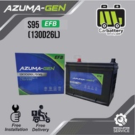 [Installation Provided] AZUMA-GEN S95 130D26L EFB Auto Start Stop Car Battery Bateri Kereta Vellfire