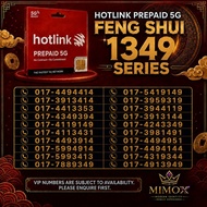 💎 VIP FENG SHUI NUMBER 💎Hotlink Prepaid SIM Card Golden 1/3/4/9 Series Unlimited 5G Data & Calls Cel