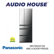 [BULKY] PANASONIC NR-F603GT-X6 488L 6 DOOR FRIDGE (MIRROR) ***1 YEAR WARRANTY***