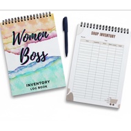 Inventory Log Book A5 Spiral notebooks for business use