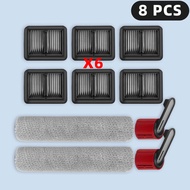 เข้ากันได้สำหรับ (Dreame H15 Pro/ H12 Pro FlexReach / H13 FlexReach) อุปกรณ์อะไหล่ตัวกรอง Hepa แปรงล