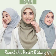 ☟(SET A ) Tudung Bawal Cotton Plain Azara Bidang 45 ( NEW ARRIVAL )⚘