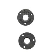 Flange Drat Fitting Floor Flange Besi Pipa Threaded Dinding Lantai Antik 1/2inch 3/4inch