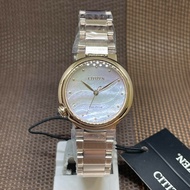 Citizen Eco-Drive EM0912-84Y Rose Gold Stainless Steel Elegant Ladies Watch