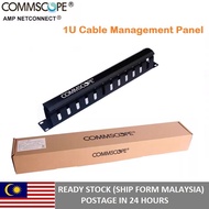 CommScope Horizontal Cable Management Assembly 1U Cable Manager Wire Rack 1U