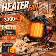 Industrial Heater 3300W Portable Fan Heater Commercial Warm Heater Waterproof PTC Heating Electric G