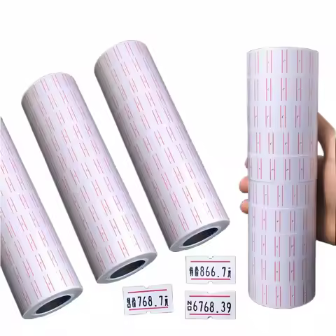 400*10/Roll Price Label Tag for MX-5500 Price Gun Label Sticker White Retail Shop Supermarket Commod