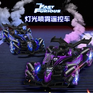 Cool Dual Spray Light Stunt Car Drift Driving Four-Wheel Drive Formula Car Racing Children Remote Co