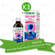 Hurix's Kids Cough Syrup With Ivy Leaf Extract Plus (Mixed Berries Flavour) 60ml Same with prospan