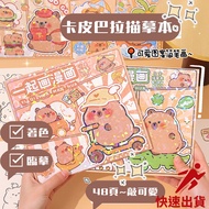 lisastar S92 Kapibara Copybook (48 Pages) Coloring Book Drawing