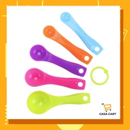 CASA CART Jualan Langsung Sudu Penyukat Gram Plastik Sudu Penyukat Tebal Dengan Sudu Bergraduat Beka