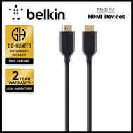 BELKIN High Speed HDMI Cable with Ethernet and 4K Supported ( 2 Meter ) - HDMI-to-HDMI - Black (Barc