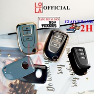 Toyota Vios G 19-21 Key Cover, Car Yaris Luxury Gold-Plated Tpu smartkey Cover