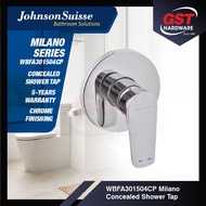 Johnson Suisse Concealed Shower Stopcock Shower Tap Valve - Milano Shower Valve Shower Faucet