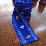 Real Silk Feet Handwoven Star With House Size 4.5x1.9 Meters Blue Code WN-119-0507684