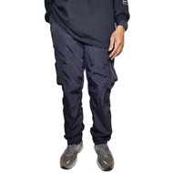 Clifford FOKI LONG CARGO BLACK CELANA CARGO CELANA TRACKPANTS PARACHUTE