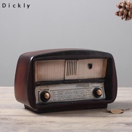 Dickly Vintage Radio, Creative, Craft Radio Ornament Figurine, Radio Model Statue, Table Decoration 
