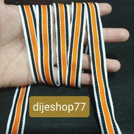 Selvedge ribbon list 1.5cm/ ribbon pants list shirt orange ribbon 1.5cm