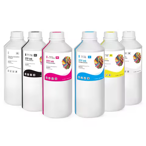 1000ml DTF Ink for Epson L805 I3200 L1800 DTF Printer Premium Textile Transfer Pigment Ink