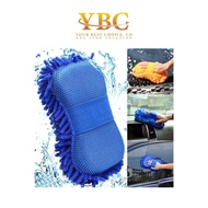 Car wash Microfiber Sponge Scratch prevention gloves For wet & dry