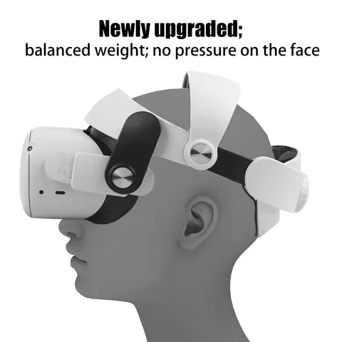 For Oculus Quest 2 VR Adjustable Halo Elite Strap Comfortable Replacement Headband Ergonomic Design 