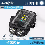 微笑鯊【TIP-0060 透明白】迷你強光 COB 工作燈 – Type-C 充電 磁吸帶夾 防水 鑰匙扣 多功能照明 汽修燈 露營 登山 釣魚 戶外強光手電筒 (超亮便攜) [平行進口]